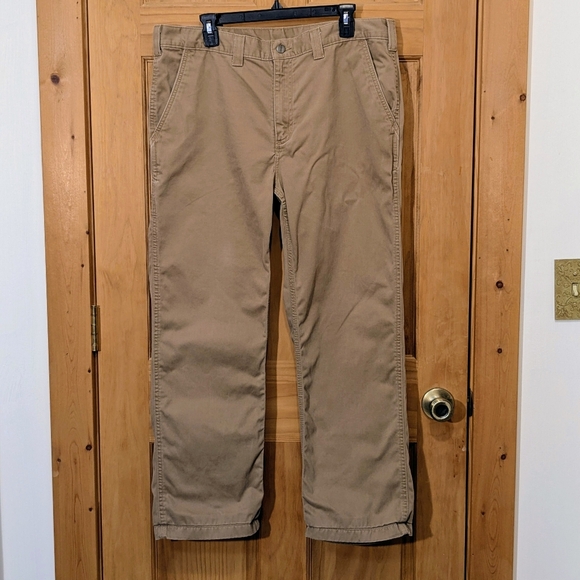 Carhartt Other - Carhartt Pants Utility Workwear Relaxed Fit Straight Durable Brown Men's 36x30
